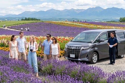 Furano Biei Tour Sapporo DEP: Englisch sprechender Fahrer, kein Reiseführer