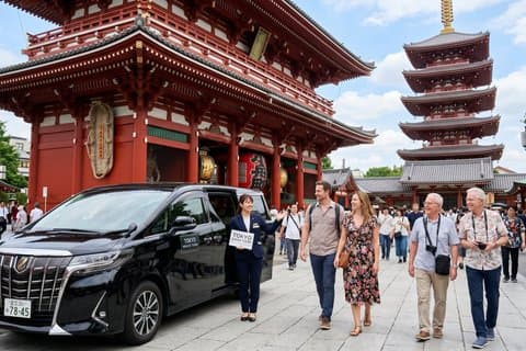 Tokyo 2-dages privat tur med guide og køretøj (max 15 personer)