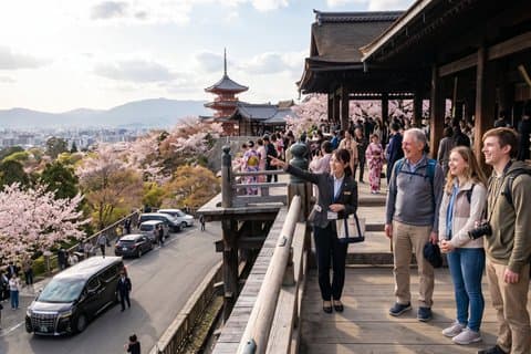 Kyoto 2 - Privat tur med guide og køretøj (max 15 personer)