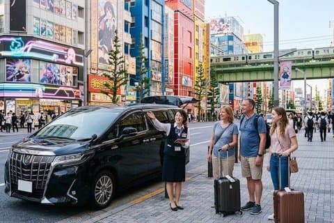 Tokyo Layover Tour with Licensed Guide & Vehicle: NRT Airport Dep