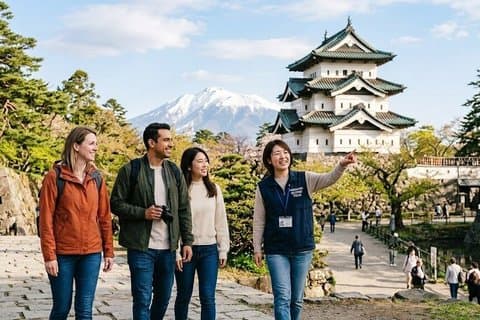 Hirosaki 4hr Private Tour with Government-Licensed Guide