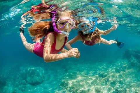 Roatan Blue kanal snorkeltur med West Bay Beach Break