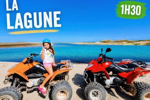Quad in Djerba: 1H30 100% Harissa and Horizon Turquoise Atmosphere
