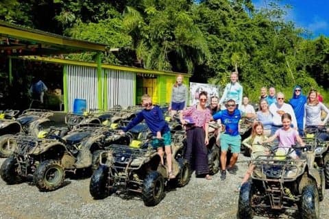 Roatan Extreme Adventure: ATV Eco Park Chocolate & Rum Tour