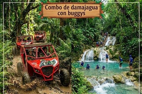 Dirt and Water Adventure Buggy Driving and Damajagua Waterfalls
