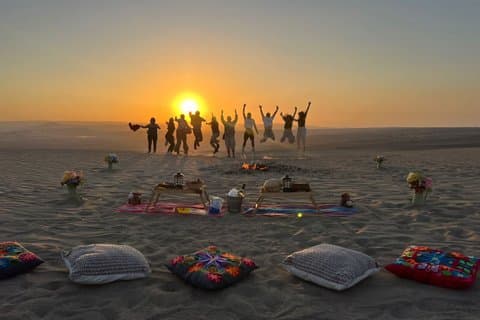 Excursion d'une journée à Paracas et Huacachina au départ de Lima avec Sunset Experience