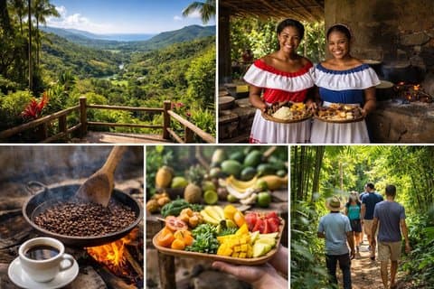 Dominican FLAVOR & COUNTRYSIDE SAFARI Pick-up Included