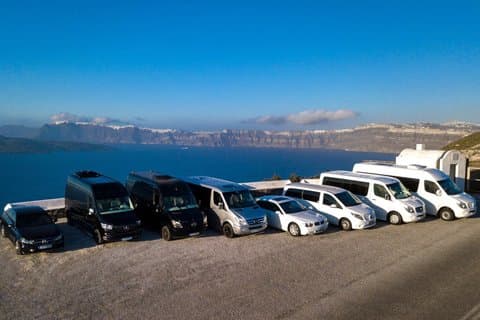 Transfert privé Premium Santorin