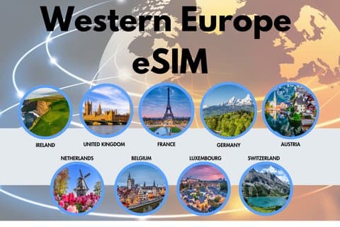 Westeuropa eSIM (Instant Delivery)