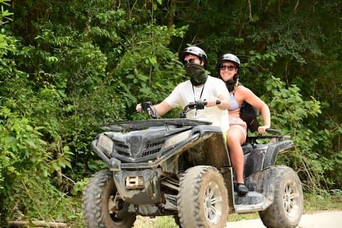 Maya Adrénaline: VTT, tyroliennes et Cenote De Playa del Carmen.