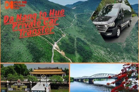 Private Transfer from Da Nang to Hue via Hai Van Pass