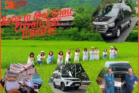 Coche privado : De Sapa a Mai Chau