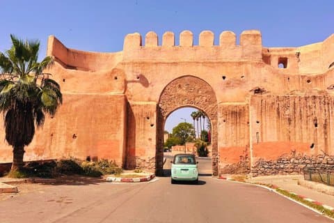 Private Electric Fiat Topolino Tour in Marrakech
