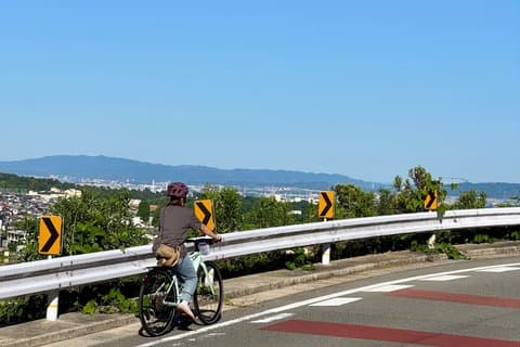 E Bike Through Osaka to Katsuo ji Temple Tour