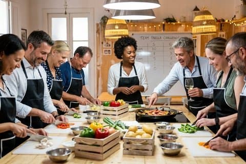 Paella kookles, Tapas, Sangría & Boquería
