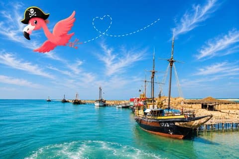 Pirate Ship Cruise to Flamingo Island