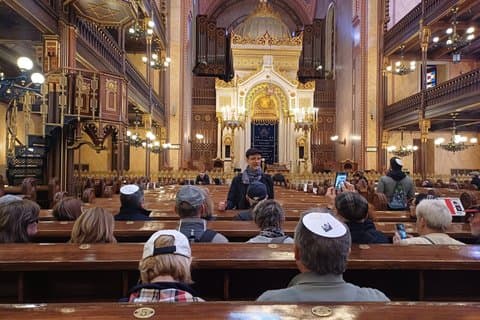 Budapeste Dohány, heróis, sinagogas de Rumbach e tour pelo gueto judeu