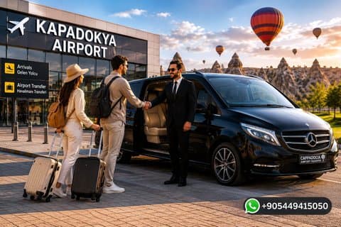Traslado compartido al aeropuerto desde Kayseri y Nevsehir
