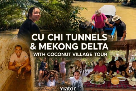 Cu Chi tunneler og Mekong Delta med Coconut Village tur
