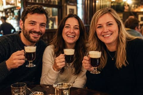 Dublin Privéwandeltocht met Irish Coffee Experience