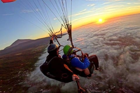 Paraquedismo Voar de Teide para Puerto de la Cruz
