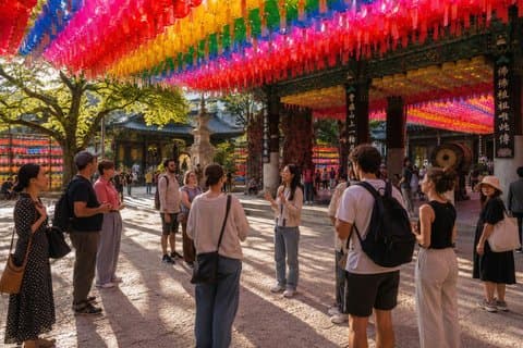 Seoul Tempel, Thee en Oude Seoul Wandeltocht