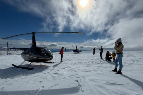 Privat helikoptertur - Vulkaner og isbreer på Island