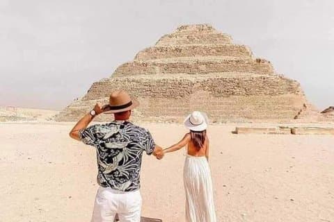 Full Day Trip Giza Pyramids ,Saqqara with Dinner at Nile Cruise