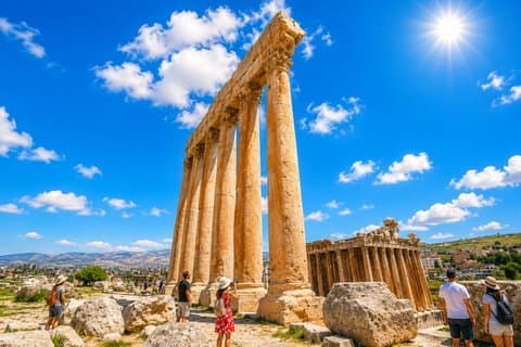 Tour privato di un giorno a Baalbek da Beirut | Templi romani e Bekaa