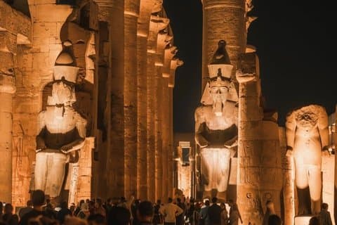 Private Luxor Temple Night Tour with Romantic Nile-View Dinner