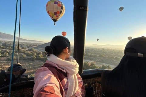 Esperienza Eterna: volo in mongolfiera + colazione + tour da Città del Messico