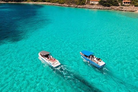 From Split: Small-Group Blue Lagoon and 3 Islands Speedboat Tour