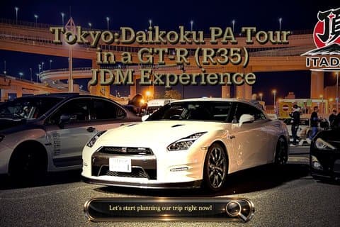 Tokyo Night Drive i en Nissan GT-R R35