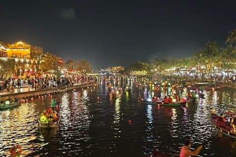 PRIVATE TOURat Marble Mountain &HoiAn City-BoatRide-Night Market