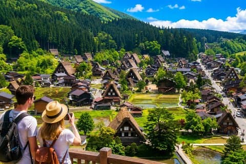 Excursion d'une journée à Shirakawago, Takayama et Gujo Hachiman au départ de Nagoya