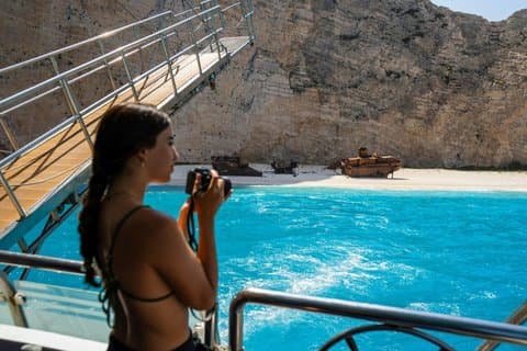 Zakynthos Schipbreukstrand en Blauwe Grotten Boottocht