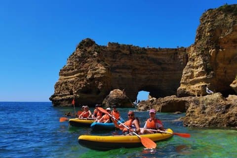 Kayaking Guided Tour to Benagil Cave and Marine Caves