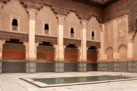 Marrakech : Medressa Ben Youssef explore