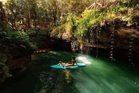 3 Hidden Cenotes Experience & Puerto Morelos Reef Snorkeling