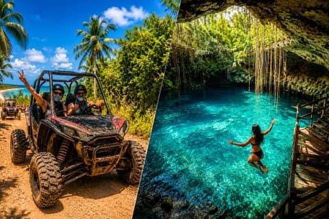 Bayahibe Buggy Avontuur + Blauwe Grot Cenote