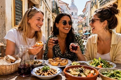 Lisbon vegetarmat tur: Street Eats og lokale tavernaer