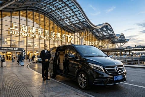 上海:浦東PVG/虹橋社専用送迎⇄市内中心部