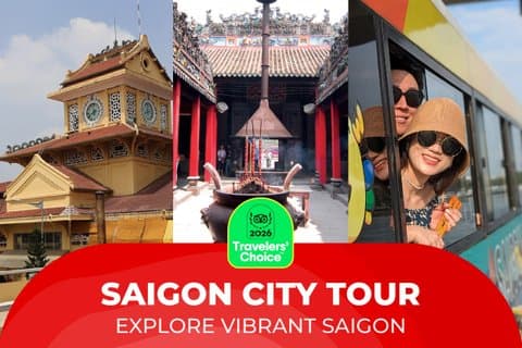 Fulddagstur i Ho Chi Minh-byen med kolonialt arv og Chinatown