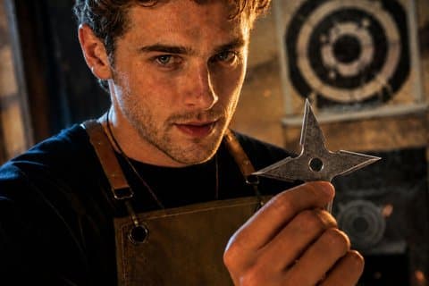 Kyoto Machen Sie ein Metal Shuriken in einem echten Ninja-Haus