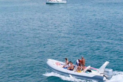 Cagliari Boat tour dinghy stops ,snorkeling ,aperitif included