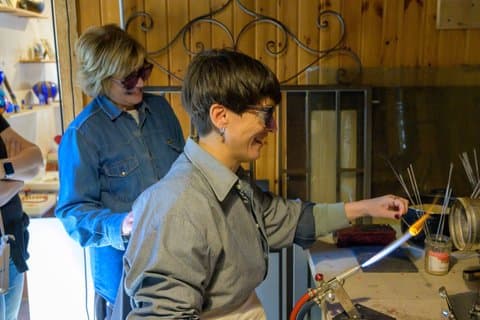 Glas Lampwork Workshop en wandelen in Murano