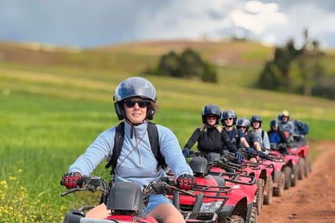 From Cusco: ATV’s tour Moray and Salt Mines of Maras.