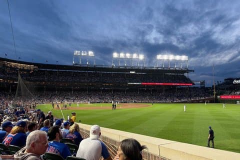 Match de baseball des Cubs de Chicago au Wrigley Field