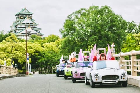 Osaka Go Kart Tour Ride Nye EV Karts med Street Presence