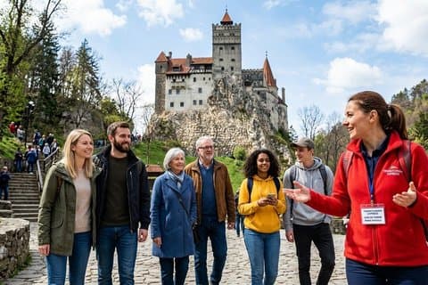 Dagtrip naar Dracula's kasteel, Peles kasteel en Brasov vanuit Boekarest